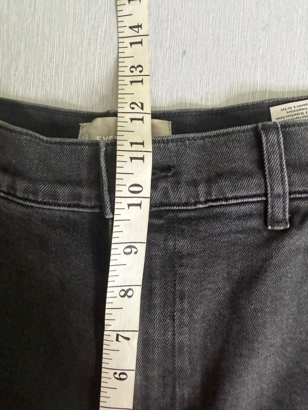 Everlane The Way-High Twist Curve Jean Washed Black Size 27NWOT